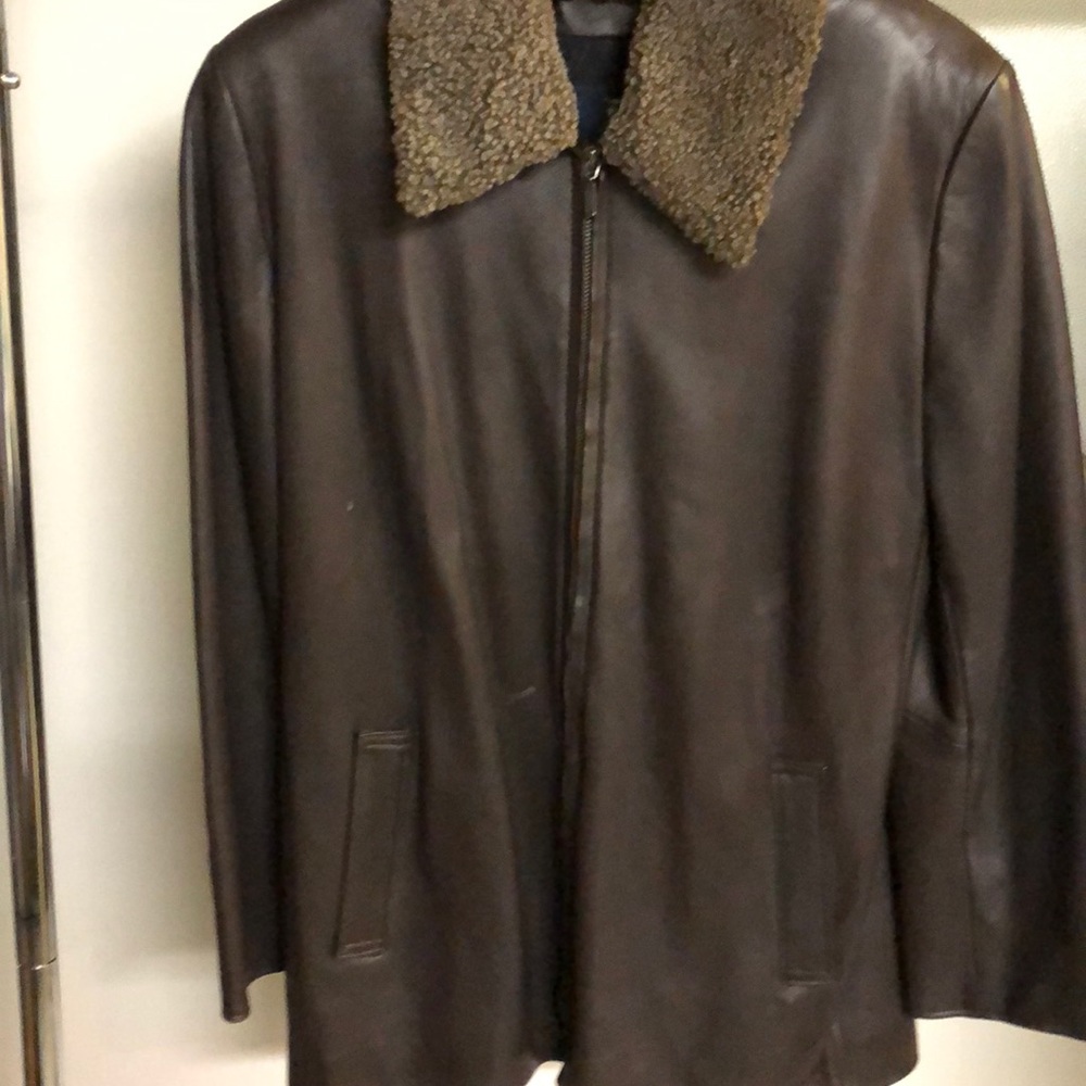 Burberry -  leather jacket